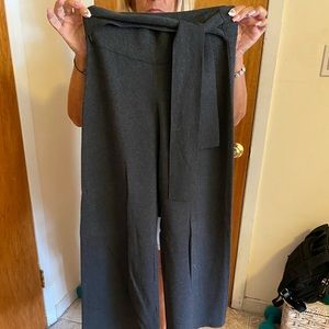 Ann Taylor Factory size small flare pants w/ belt
